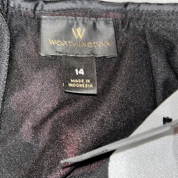 WORTHINGTON Black~Pink~Gray CIRCLES SKIRT~NWT - Picture 6 of 6